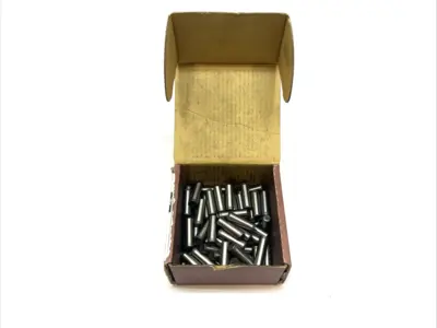 USED BRIGHTON DOWEL PIN 5/16" X 1" ALLOY BOX OF 71