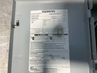 Used SIEMENS GNF321 Switchgears Ohio US | HGR 24 #1233470