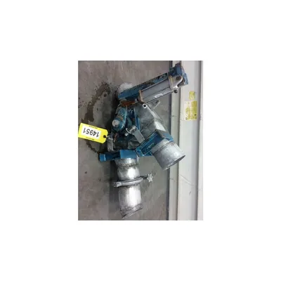 Used 6" Stainless Steel Dry Bulk Reject Diverter Valve