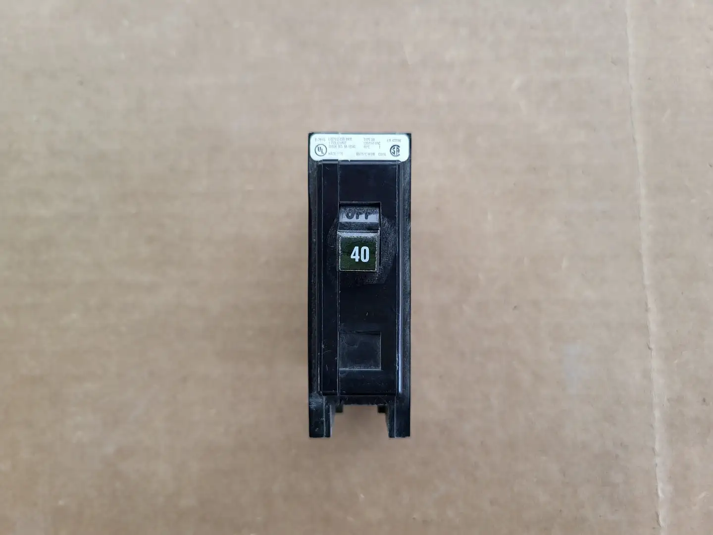USED CUTLER-HAMMER TYPE BA