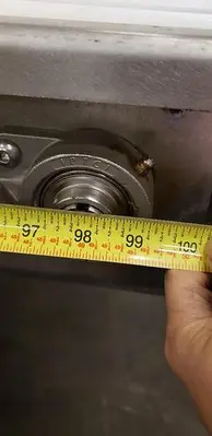 Washer, Belt, 42" x 100", Stainless Steel, Innotech, 2-Zone #5861449