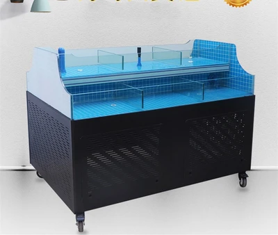 171-0318 60" Live Seafood Self Contained Display Tank Cooler