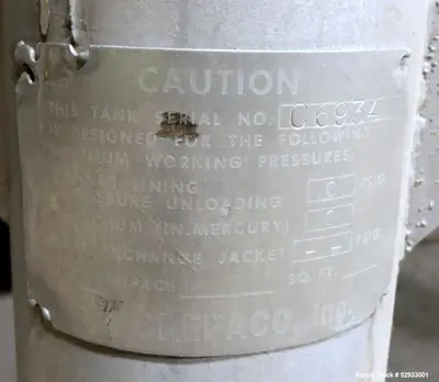 Used Crepaco 3500-Gallon Stainless Steel Tank – Vertical for Sale