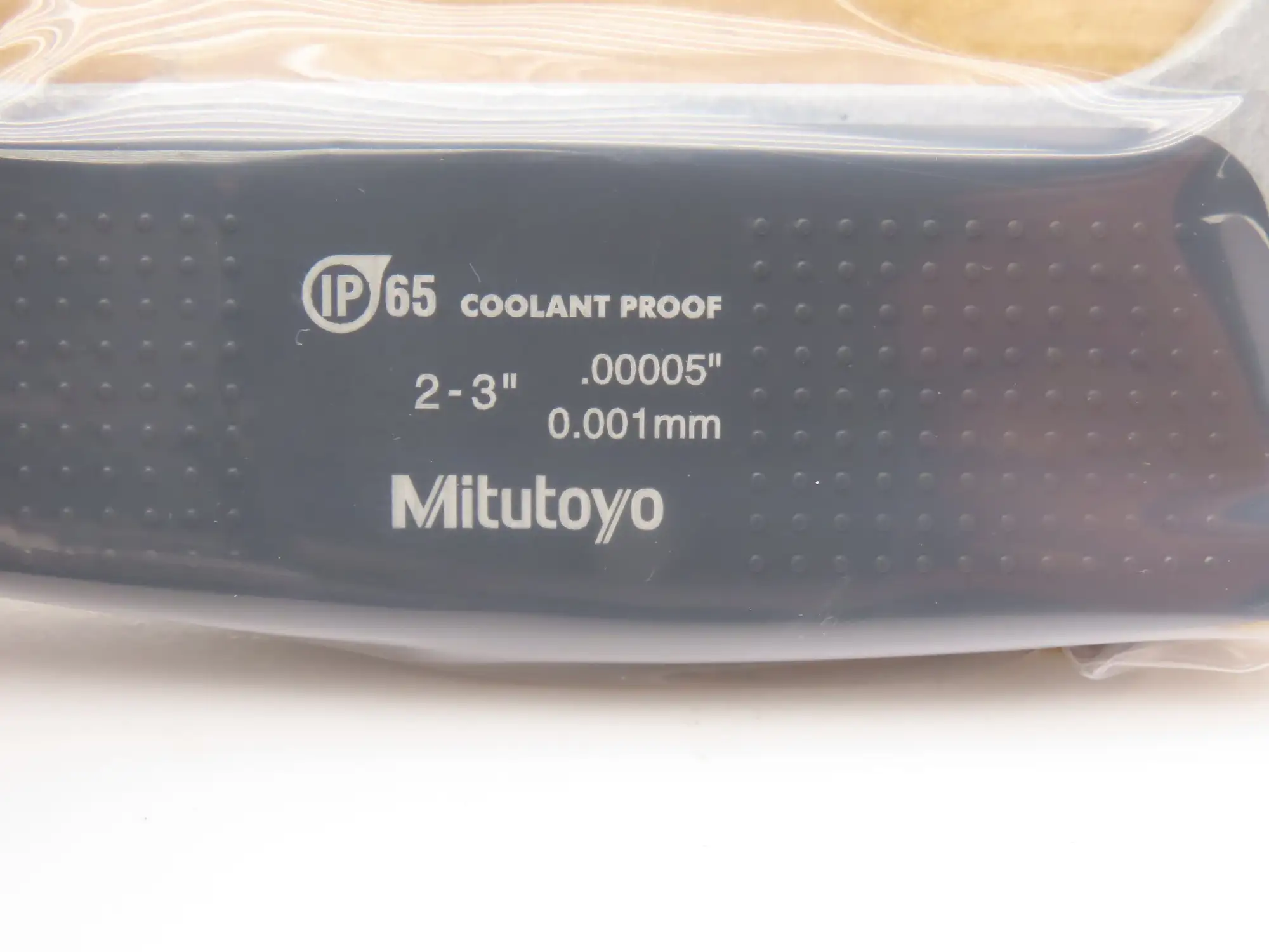 Mitutoyo 395-353-30 Digimatic Micrometer 2-3" Range Spherical Ball Anvil