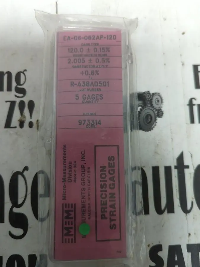 New | in-Stock MICRO-MEASUREMENTS EA-06-062AP-120 Transducers | Surplus Asset Holdings #1226622