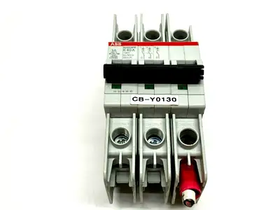 Used ABB 3 Pole Din Rail Circuit Breaker Circuit Breakers Michigan US | Maverick Industrial Sales #1389203