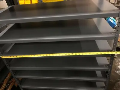 Open Bin Shelving without Bins, 13 Shelves