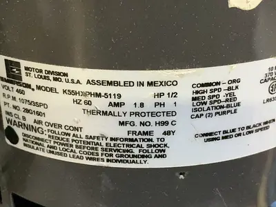 Used EMERSON K55HXPHM5119 Motors (misc) Ohio US | HGR 24 #1556714