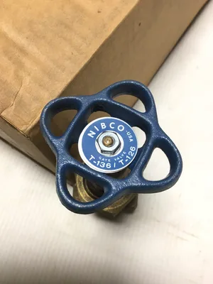 Nibco T-136/126 1/4in NPT  Bronze Gate Valve Non Rising Stem 039923619754