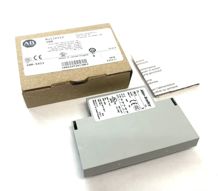 Used ALLEN BRADLEY SER. B AUXILIARY CONTACT, SIDE MOUNT, 1 NO, 1 NC Contact Blocks Michigan US | Maverick Industrial Sales #1092066