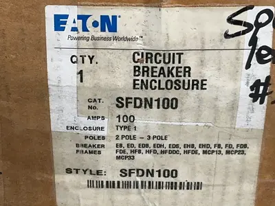 Used EATON SFDN100 Circuit Breakers Ohio US | HGR 24 #1280203