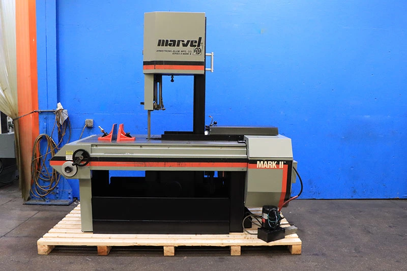 Used 1990 Marvel SERIES 8 Mark II, Tilt Frame, 1" Blade, Vertical Band Saws New Jersey US | Machinery Values #1334032