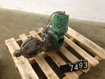 Fisher type 8550 Butterfly Valve size 8"