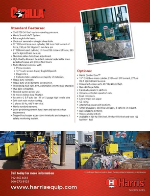 USED 2008 HARRIS  GORILLA 150S-4-13/9