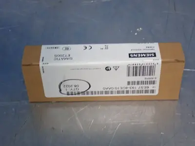New | in-Stock SIEMENS 6ES7 1934CE100AA0 Terminal Blocks Ohio US | HGR 24 #1129910