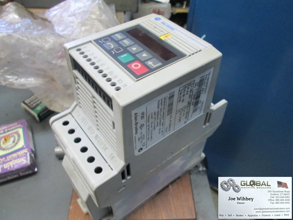 Allen Bradley 160-BA04NPS1P1 Series C 380-460V 3Ph 2HP Variable Speed Drive