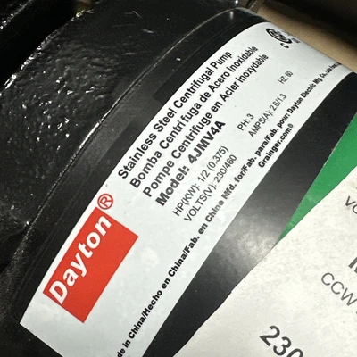 NEW Dayton 4JMV4A
