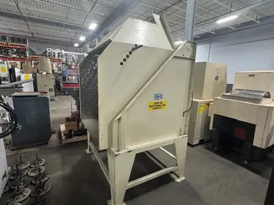 Ball & Jewell 60 HP Granulator w/conveyor, dust collector & Box Dumper