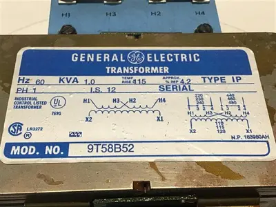 USED GENERAL ELECTRIC 9T58B52