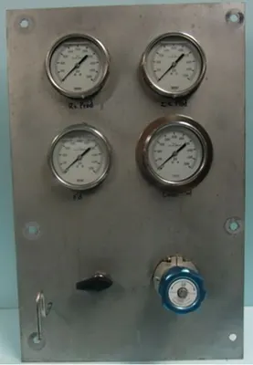 QTY. 1. STAINLESS STEEL PANEL WITH 1. GO INC. PRES...