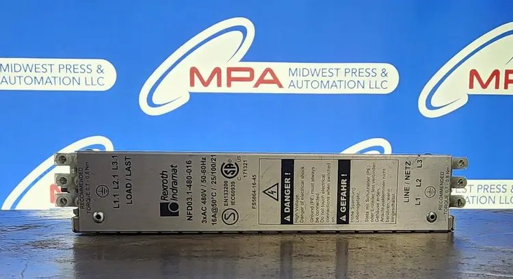 Used INDRAMAT NFD03.1-480-016 Filters | Midwest Press and Automation #618283