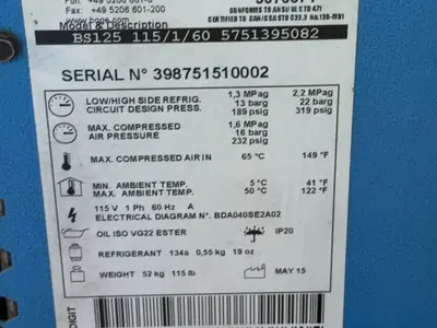 USED BOGE BS125