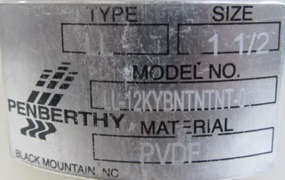 NEW PENBERTHY LL-12KYBNTNTNT-01 MIXER 1 1/2" 11493618 LL12KYBNTNTNT01
