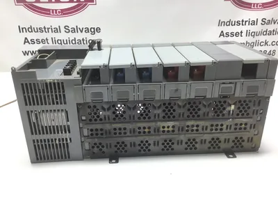 ALLEN BRADLEY PLC RACK W/ CPU AND POWER SUPPLY 1746-P2, 1747-L532