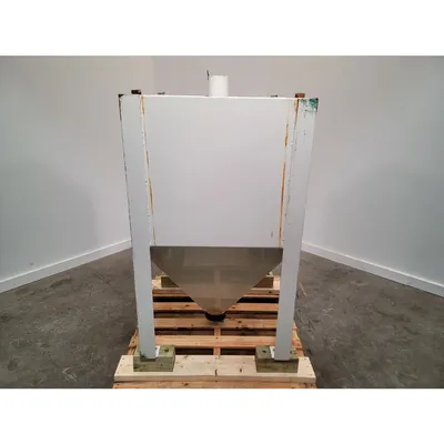 Used 16 cu/ft Mild Steel Dry Storage Surge Bin w/ Hopper