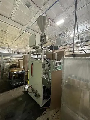 General Form, Fill and Seal Machine with Volumetric Cup Filler