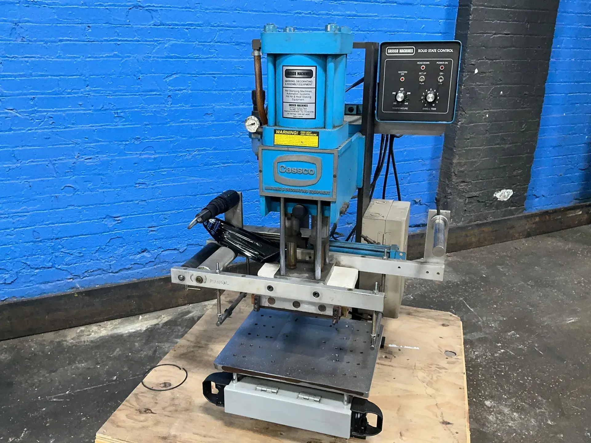Used CASSCO HPS1500 Hot Stamping Presses Ohio US | HGR 24 #1305228