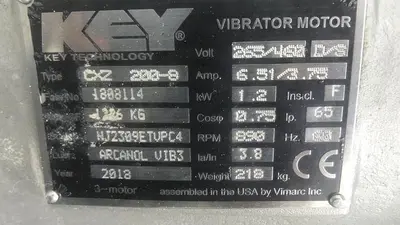 USED 2018 KEY TECHNOLOGY, INC. SH01-059819