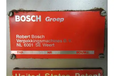 Bosch SVB-3600 FF&S fin seal bagger w/ servo auger powder filler