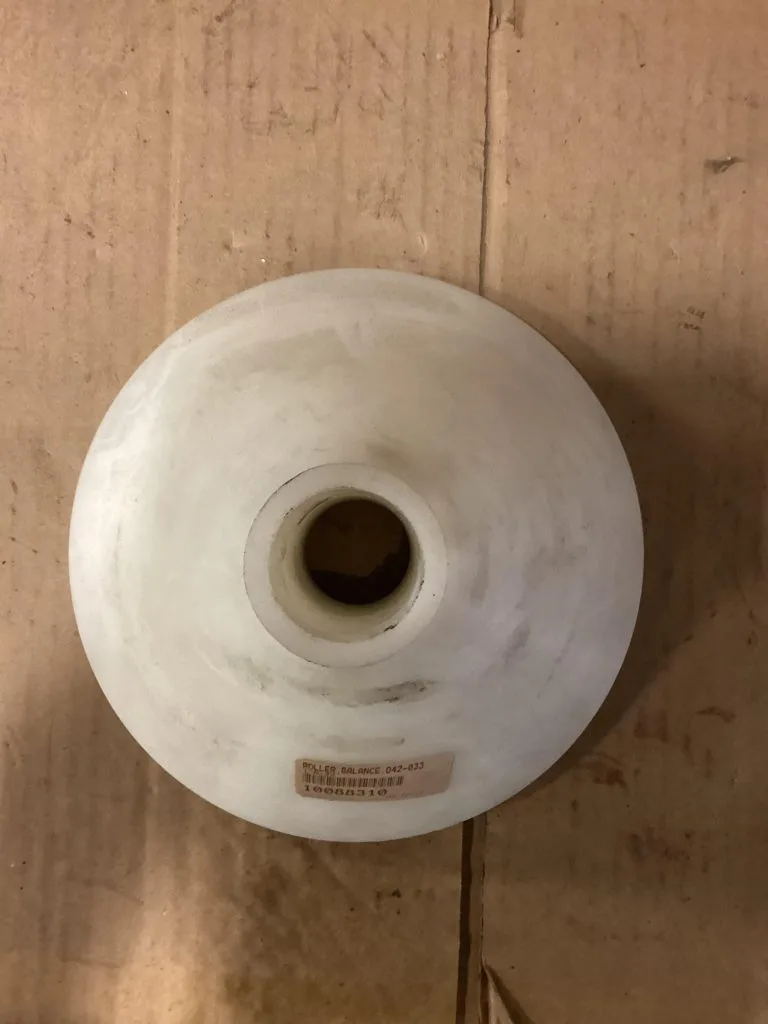 D42-033 Balance Roller , 8” Polypropylene