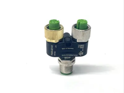 7000-42141-0000000 | Murr Elektronik  T-Coupler M12 5-Pin, Male To x2 Female - New Other