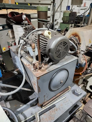75 Ton Up Acting Heated Platen 4 Post Hydraulic Press