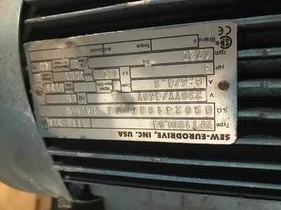 Jaygo Mixer,  3 hp, 38 rpm output