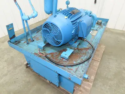 Vickers/Frontier Hydraulic Power Unit 60 Gallon 21gpm 2500psi 10Hp 230/460V 3PH