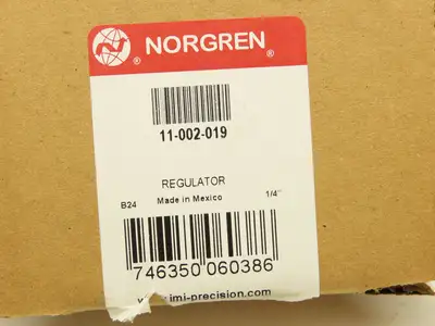 Norgren 11-002-019 Pneumatic Air Regulator 1/4" NPT 400PSIG Max 0-125PSIG Range