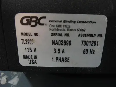 GBC TL2900 Modular 12" Electric Wire Closer