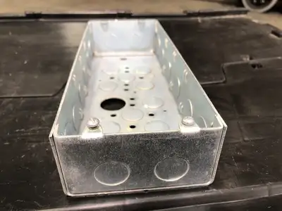 11x4" High Voltage Pre-Ganged Masonry Box