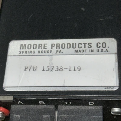 USED Moore Products 15738-119