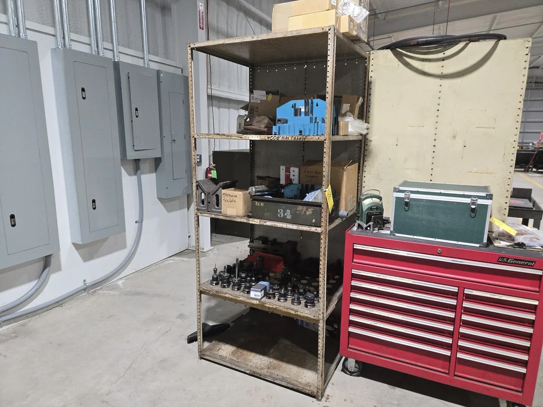 Shelf and Contents; BT40 Tooling