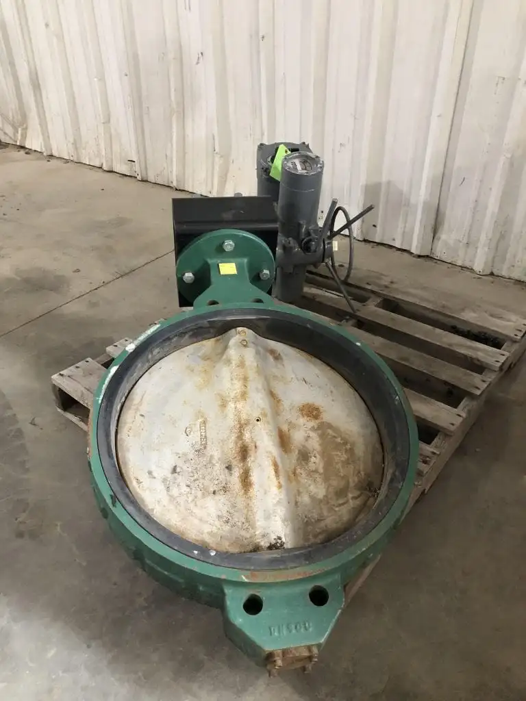 Center Line 24″ Electric / Gear Driven Wafer Butterfly ;DI w/ CF8M Disc 480V 3PH