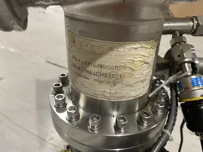 USED BROOKS CTI CRYOGENICS ONBOARD CRYOPUMP