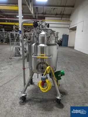 USED Feldmeier 100 Liter Feldmeier Reactor, 316L S/S, 60/125#