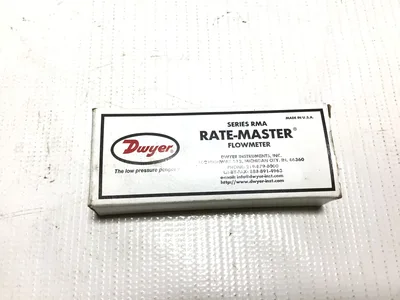 Dwyer RMA-4 Rate-Master Variable Area Flow Meter 100PSI Max Press 0-5 SCFH Air