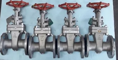 QTY. 4. LADISH 2" 150 FLANGED RAISED FACE CF8M GAT...