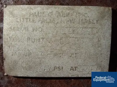 USED Paul O. Abbe 5' X 4' PAUL ABBE PEBBLE MILL, JKT.