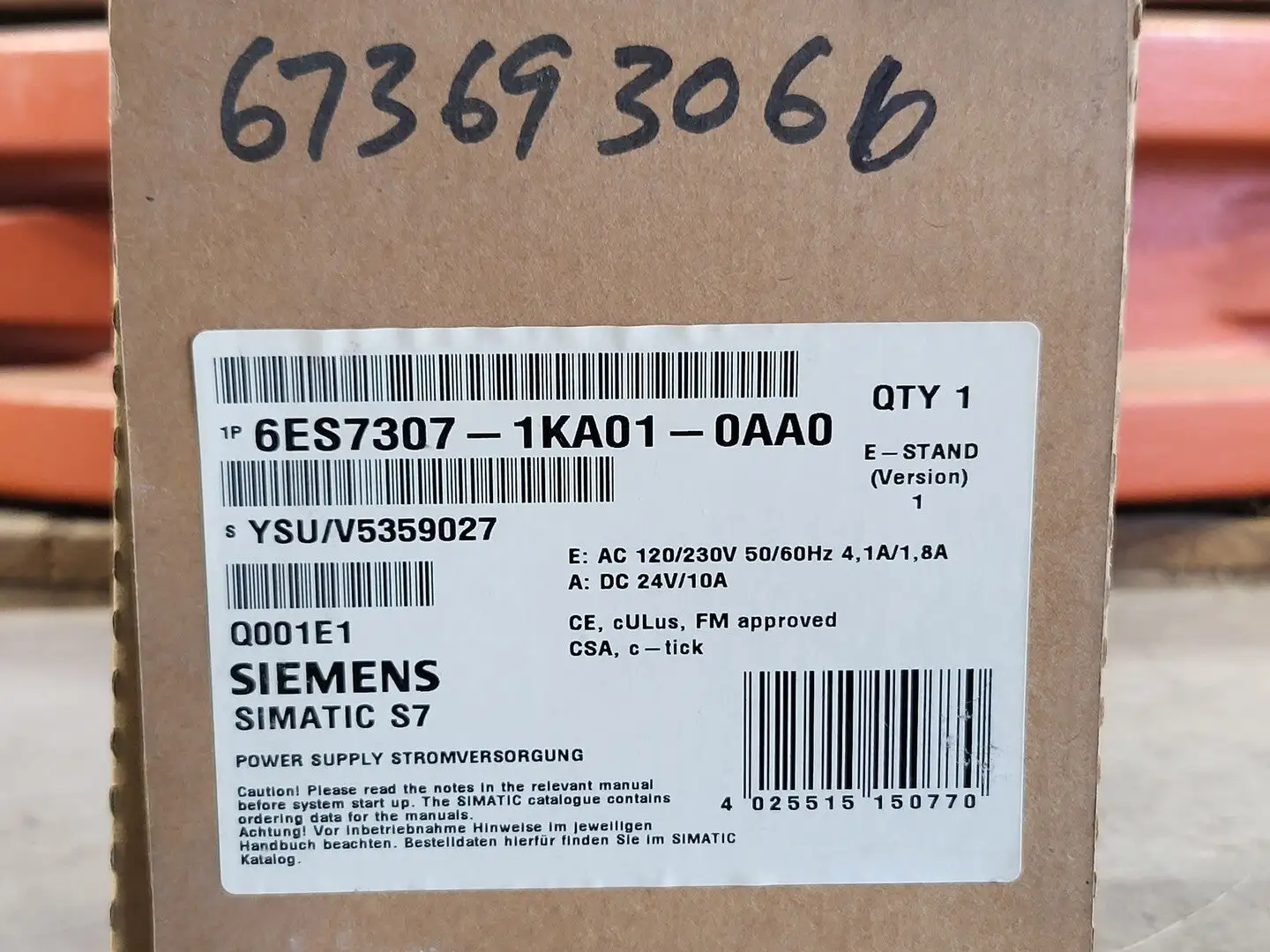 New | in-Stock SIEMENS 6ES7307-1KA01-0AA0 Misc Electrical & Power Parts British Columbia CA | Lenmark #250385